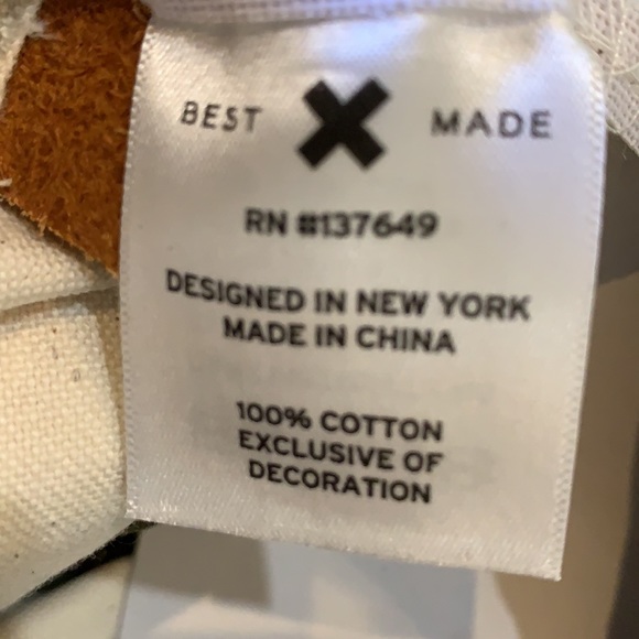 BEST MADE CO CANVAS X Ball Cap, Baseball Hat, NEW Natural - Picture 5 of 6